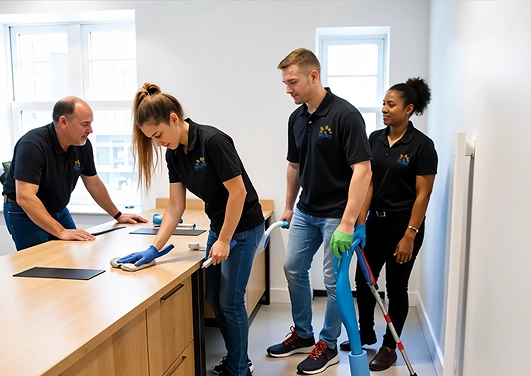 Highlighting trusted cleaning services in Richmond BC with a focus on professionalism and quality.