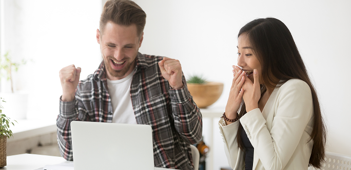 Happy couple for Core Maintenance Cleaning Service Referral Program